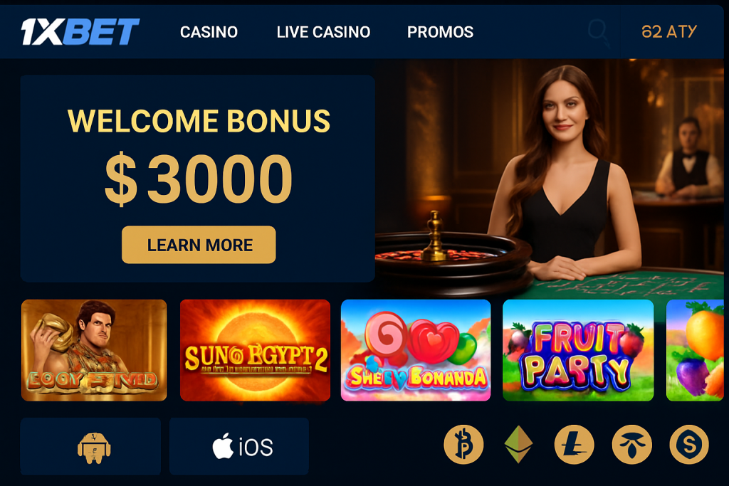 1xBet Online Casino Test: Massive Library & Serious Bonuses